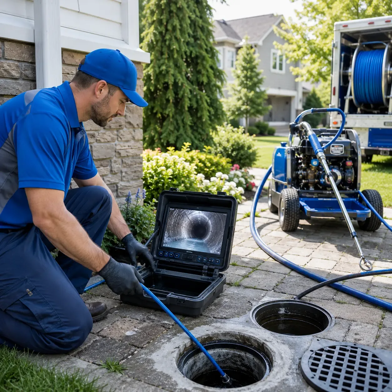 Outdoor drain cleaning professionals serving Gorum, LA
